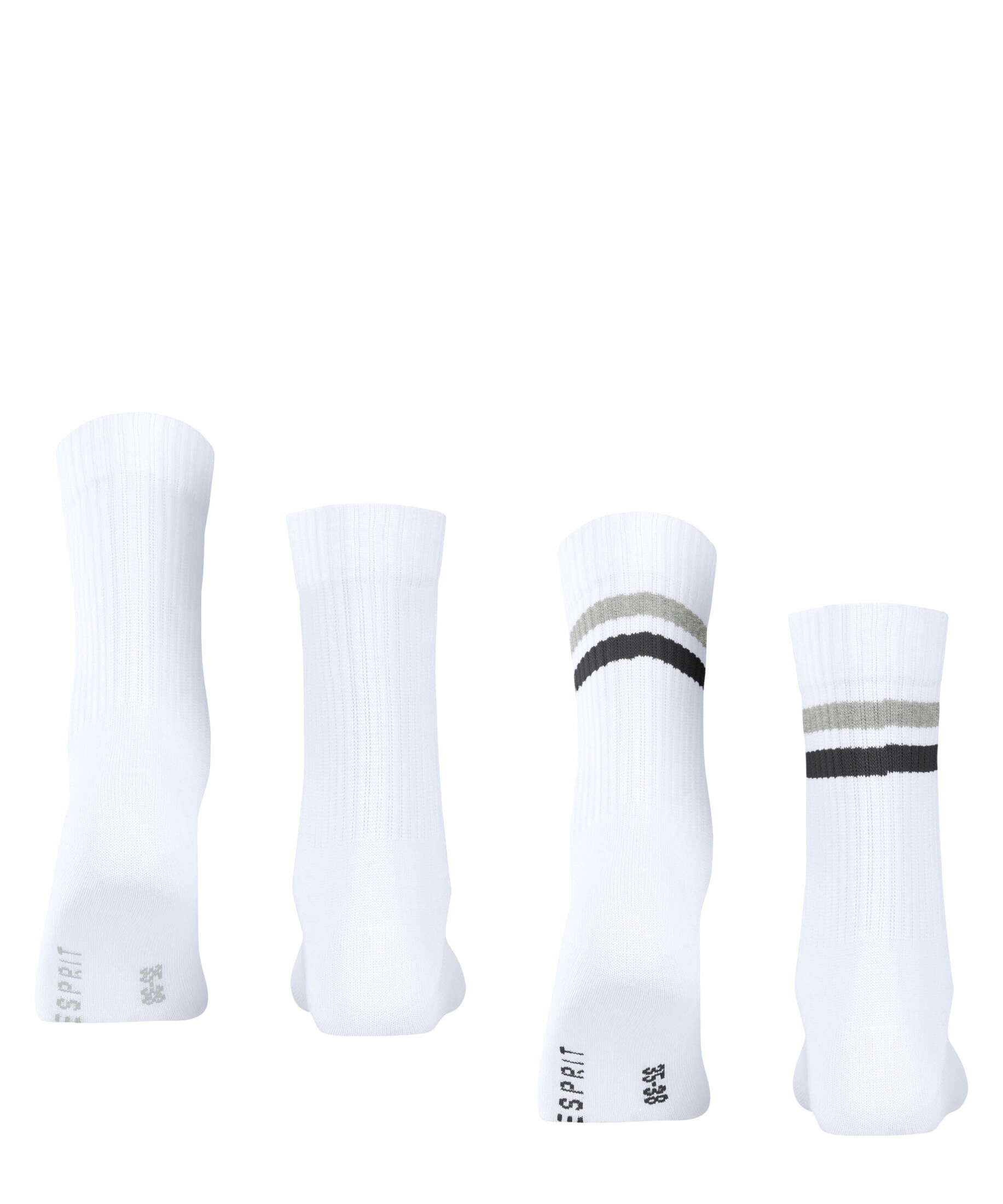 Esprit| Damen Socken Tennis Stripe 2-Pack