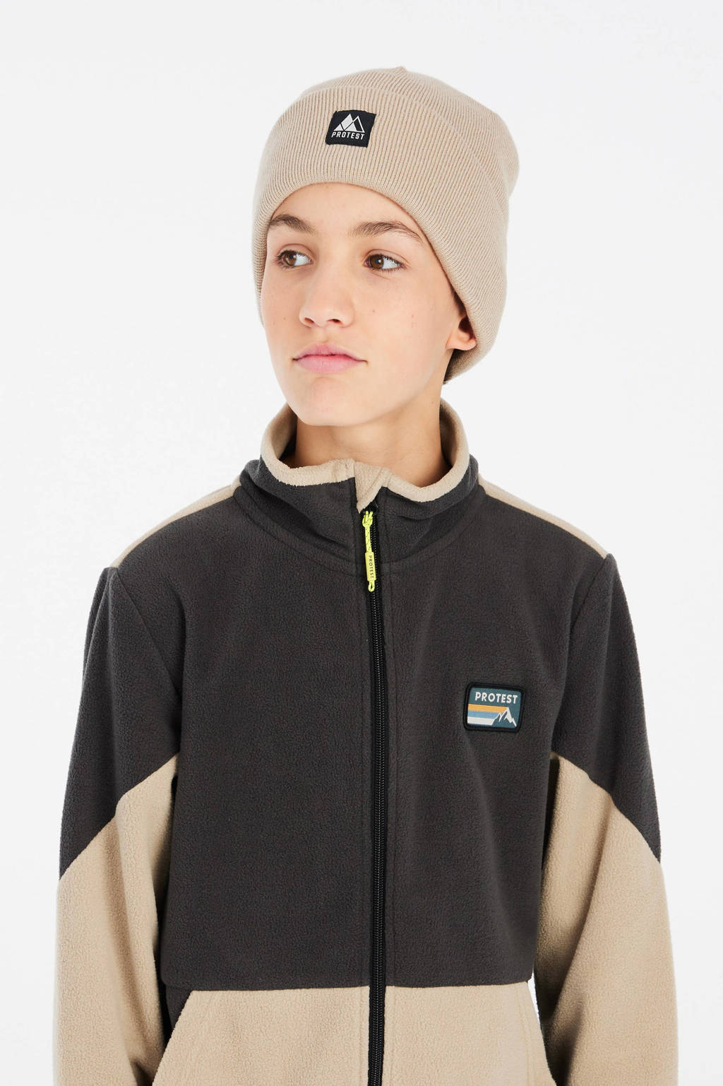 Protest skipully Kuno Jr antraciet/beige