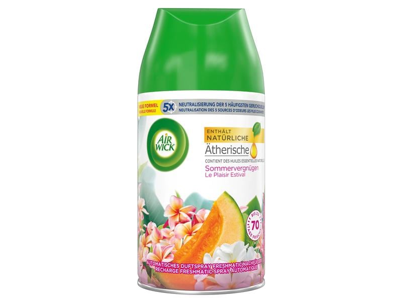 Air Wick Freshmatic Nachfüller Sommervergnügen Geruchsneutralisation und frischer Duft mit ätherischen Ölen