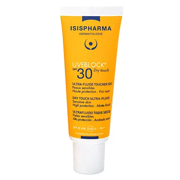 Isispharma Uveblock Ultra-Fluide Touché Sec SPF30 40ml