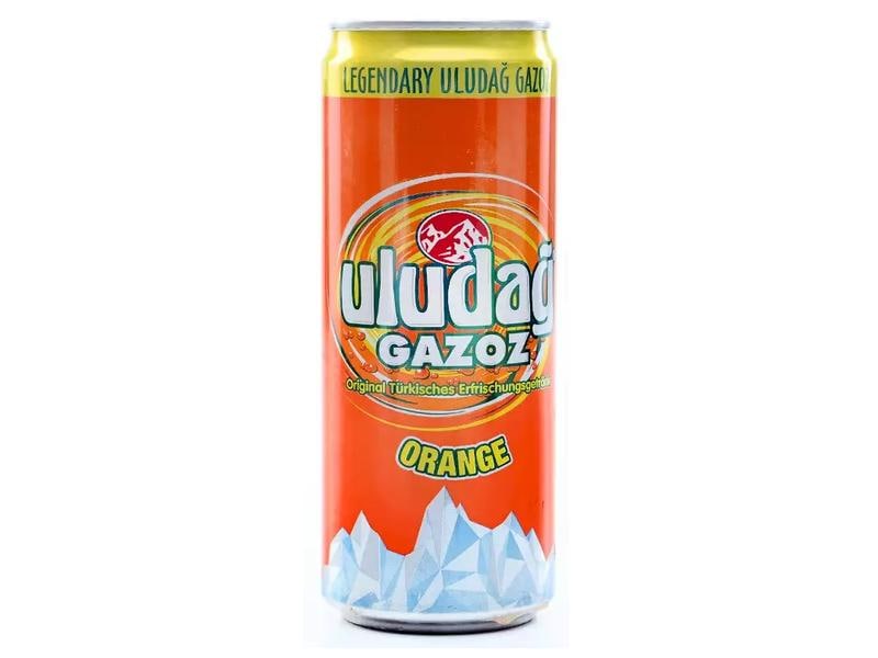 Erbak-Uludag Limonade Gazoz Orange 6 x 330 ml Erfrischungsgetränk mit Fruchtgeschmack