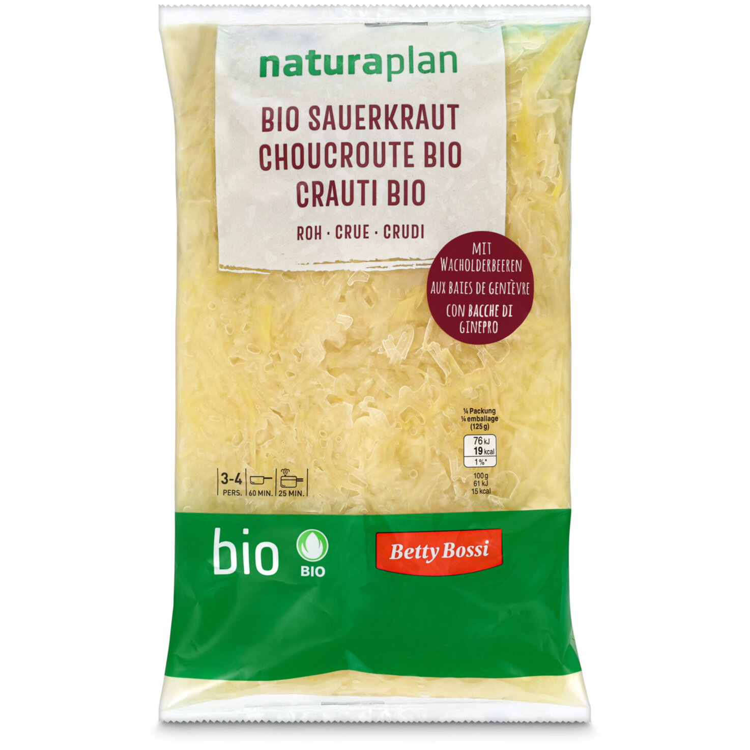 Naturaplan Bio Sauerkraut roh -