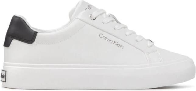Calvin Klein NU 21% KORTING Sneakers VIOLET 1A met contrastkleurig hielbeleg