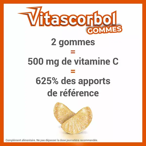 Vitascorbol Vitamina C em Gomas 250mg - 45 gomas