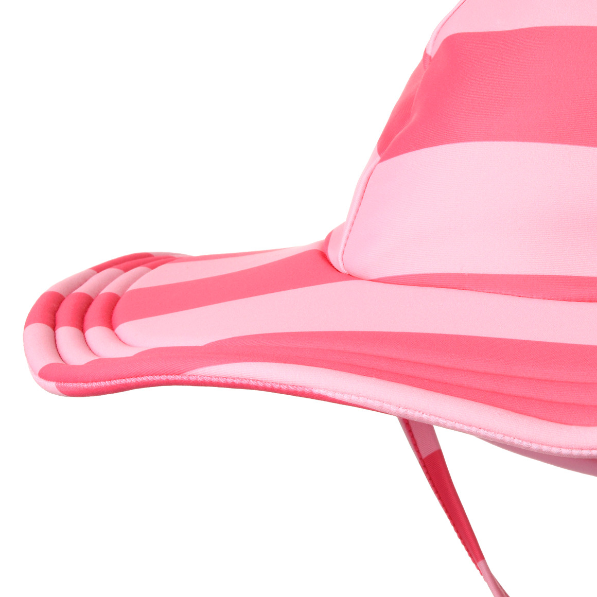 Famy Mädchen UV-Badehut  mit Streifen UPF60 pink / rosa