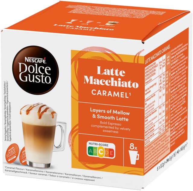 Nescafe Dolce Gusto Caramel Latte Macchiato kapsler (16 stk)