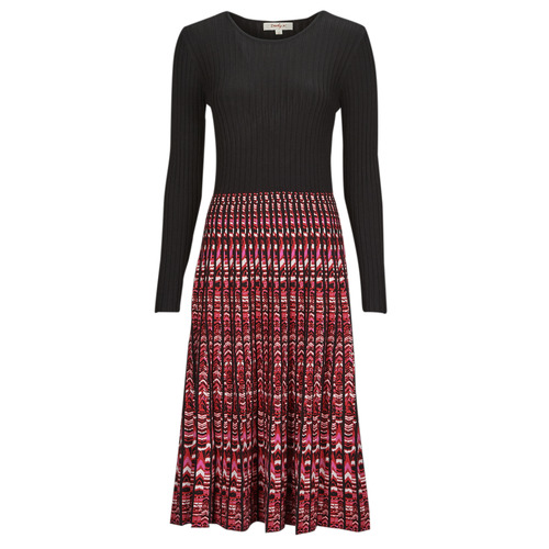 Derhy - GILLIAN ROBE - Noir / Rouge