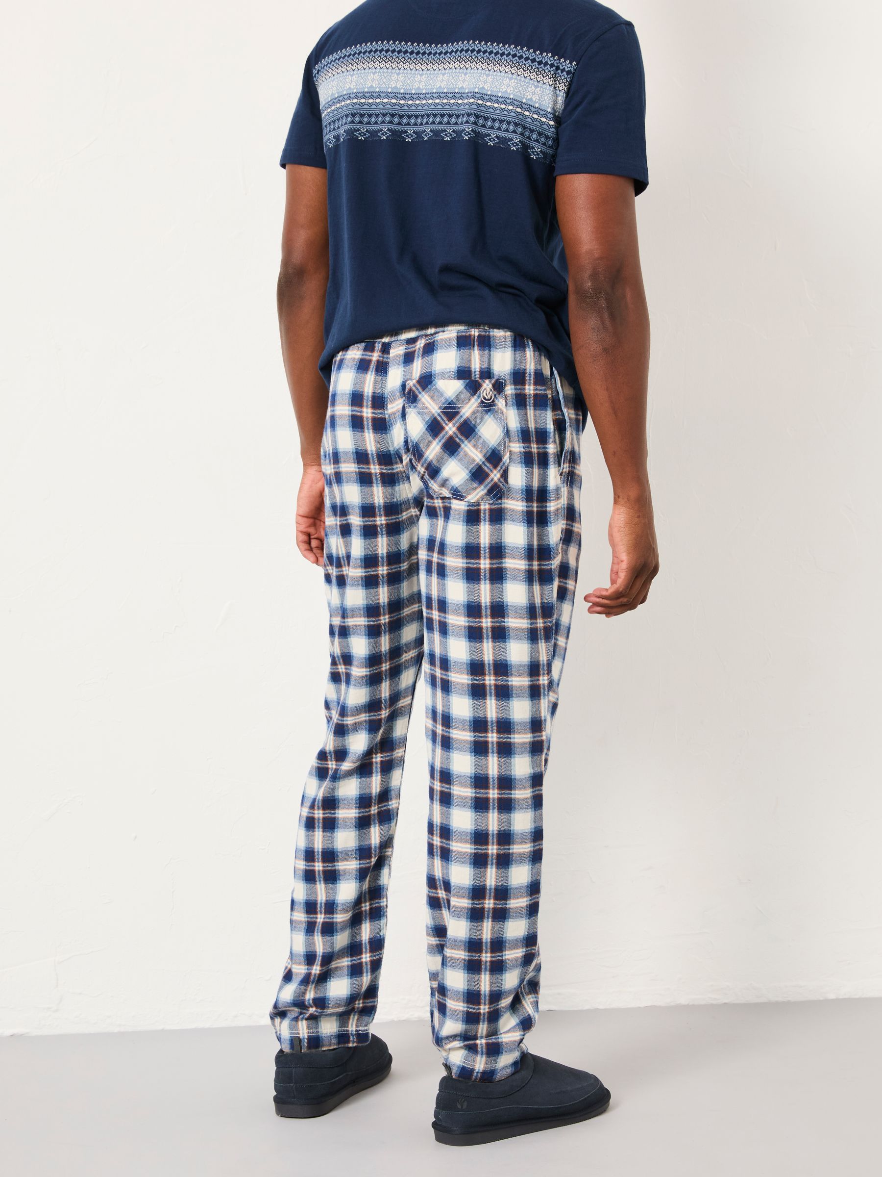 FatFace Check Pyjama Bottoms