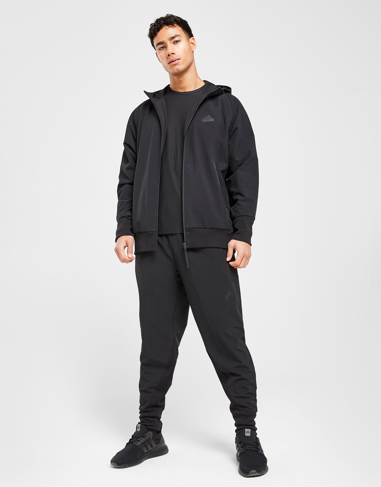 adidas Veste de survêtement à capuche zippée toile Z.N.E.