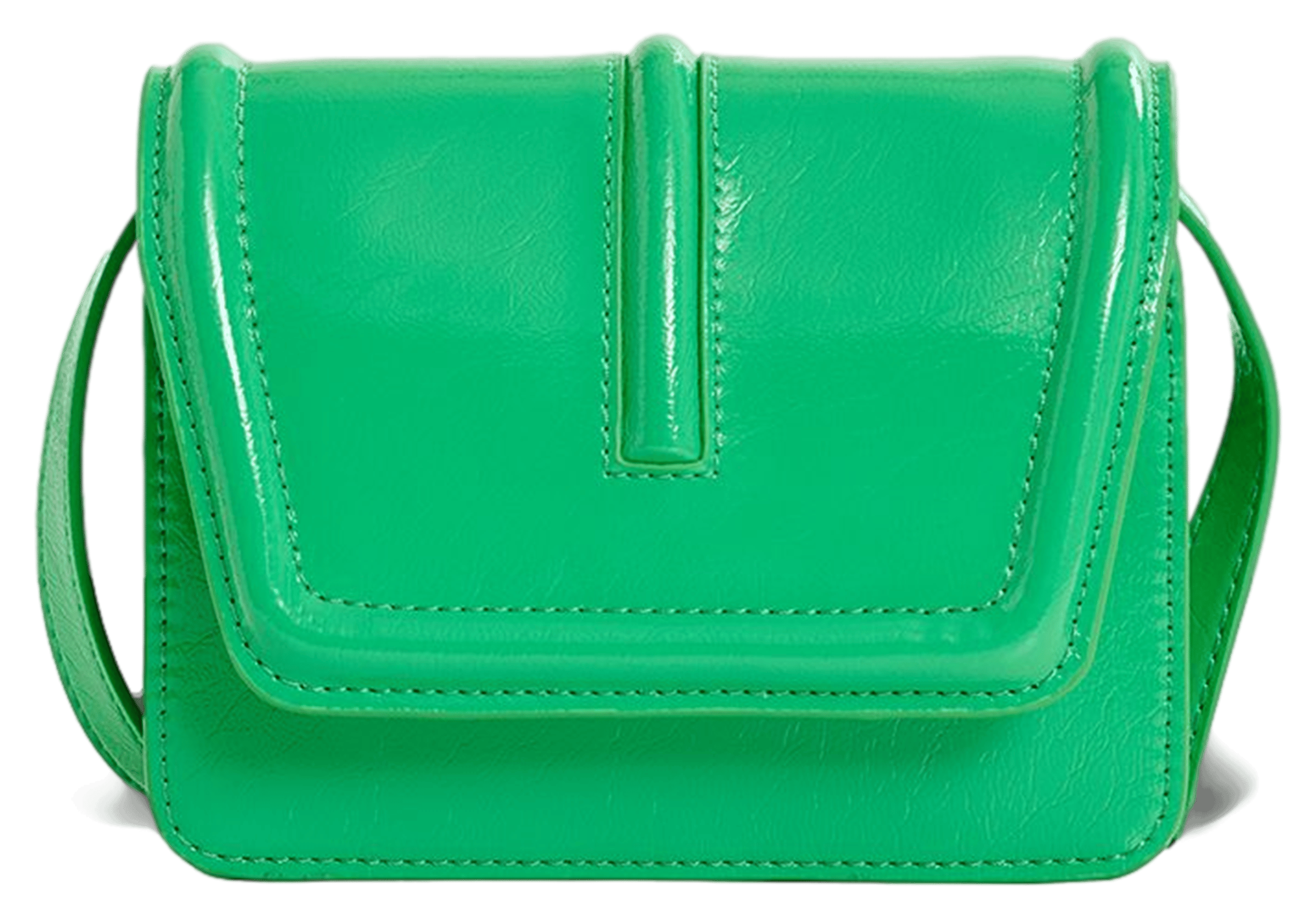 GEENA - Sac bandoulière verni | Vert