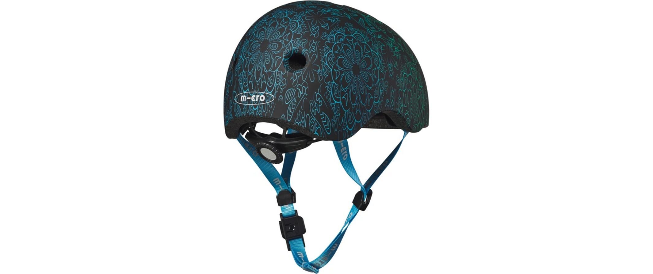 Helm Mandala Blau, MScooter und Fahrradhelm für Kinder