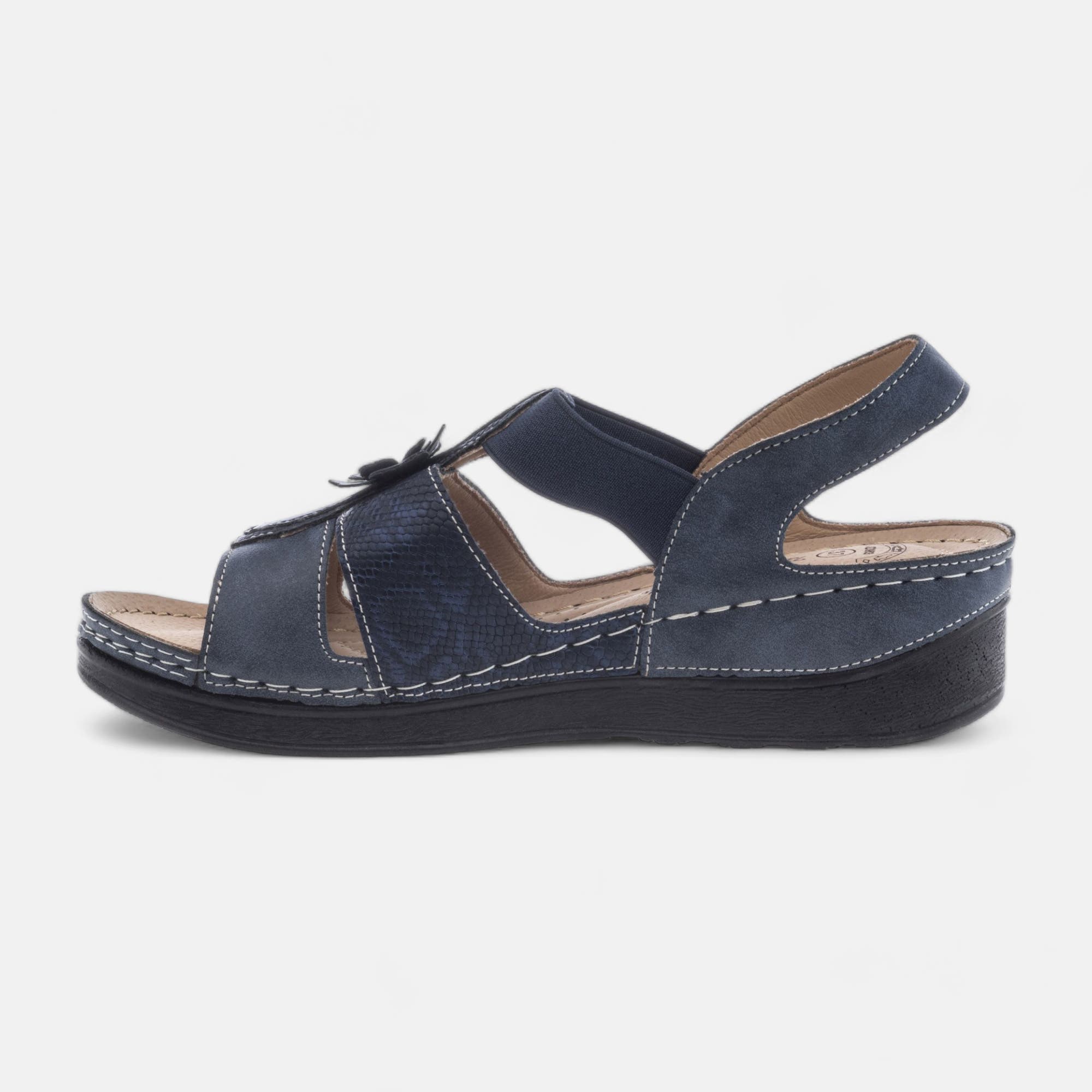 Sandales Femme bleu marine