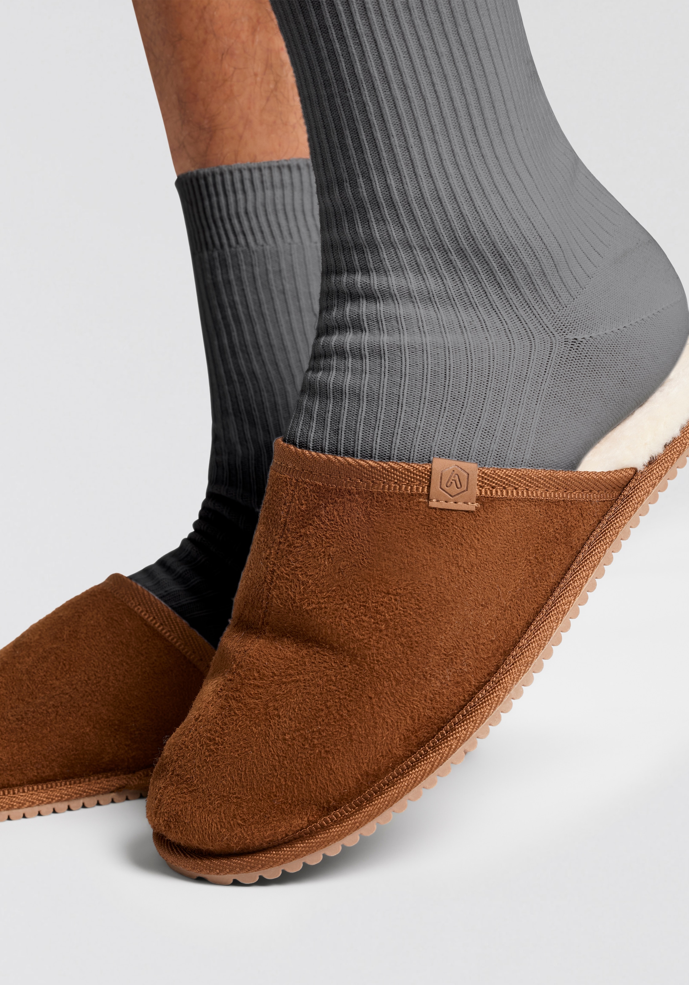Apollo Hausschuh »Herrenschuhe Brown«