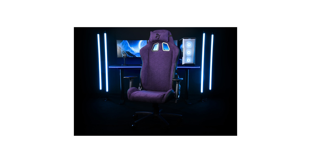 ArozziAvanti Soft Fabric - Pure Purple gamestoel  (Paars)