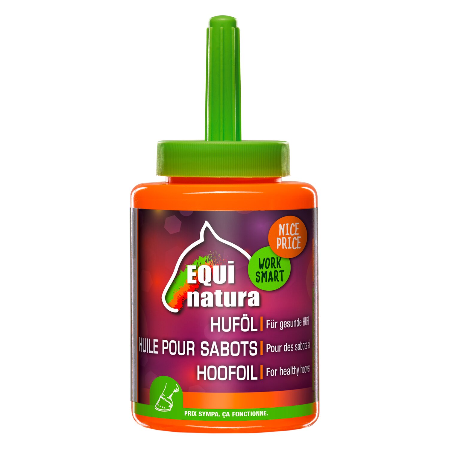 EQUInatura Huföl mit Pinsel  - 450 ml