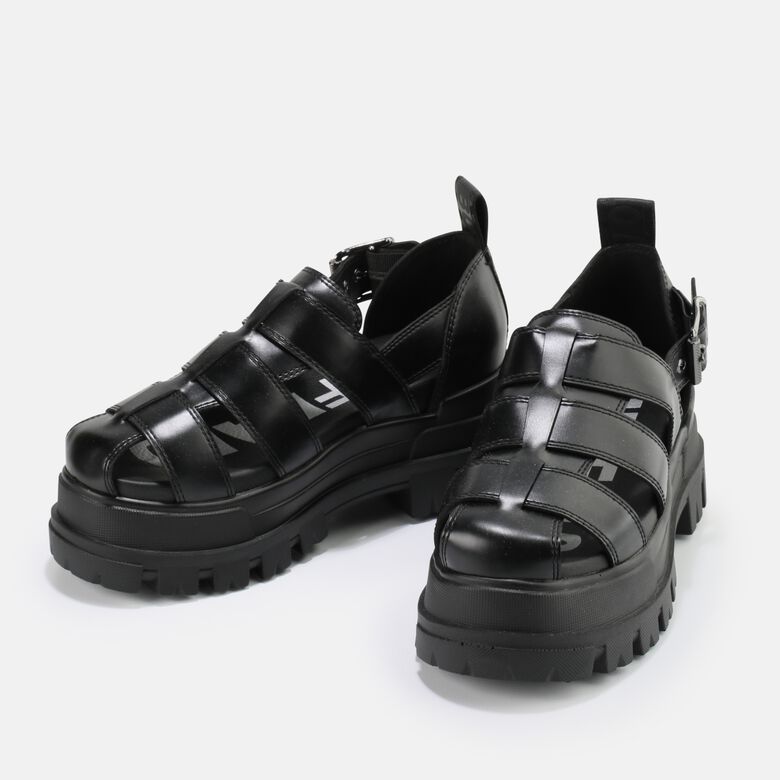 Aspha FSH sandales véganes, noir