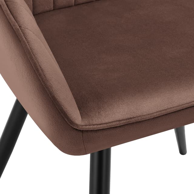 Stol Marilyn, velour, quiltet