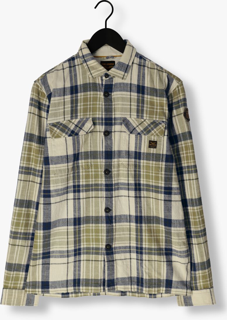 PME LEGEND groene pme legend casual overhemd long sleeve shirt ctn yd check