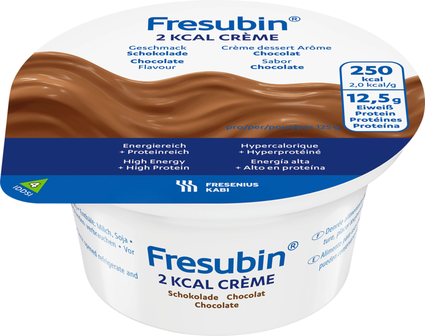 Fresubin 2KCAL næringskrem sjokolade 4x125 g