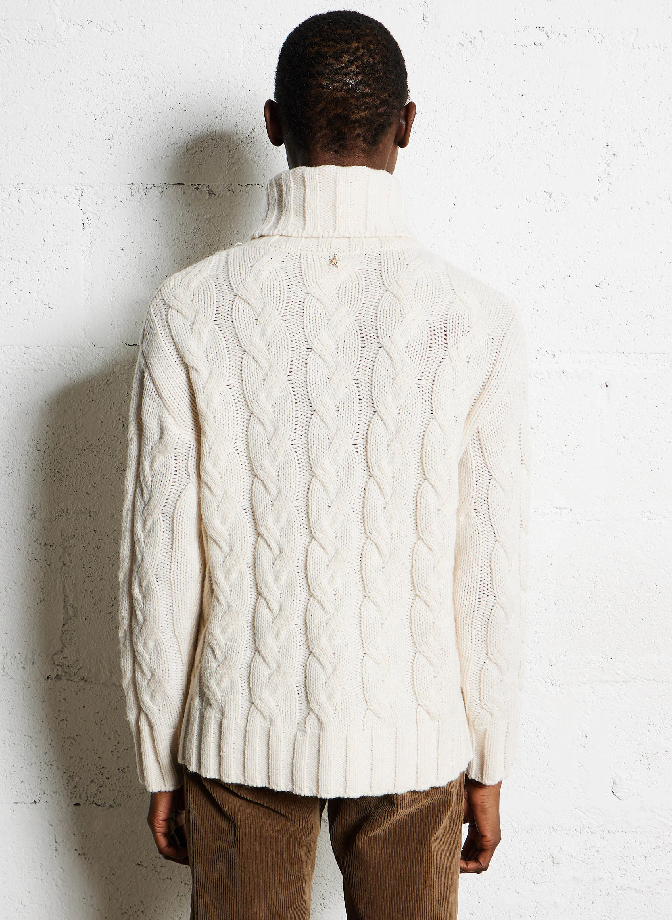 MALOLO - Pull col roulé| Blanc