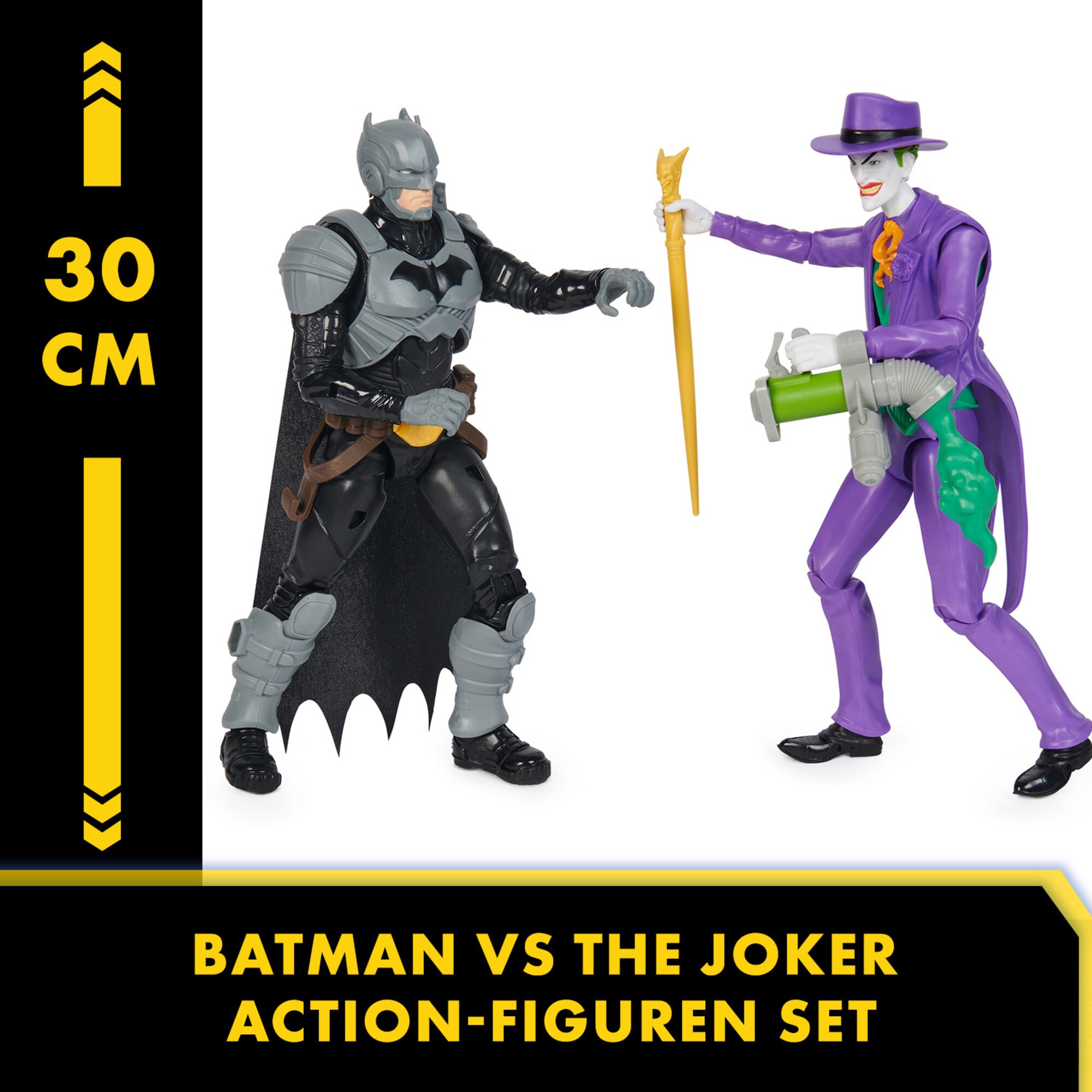 Spin Master Spielfigur Batman Adventures - Batman vs The Joker