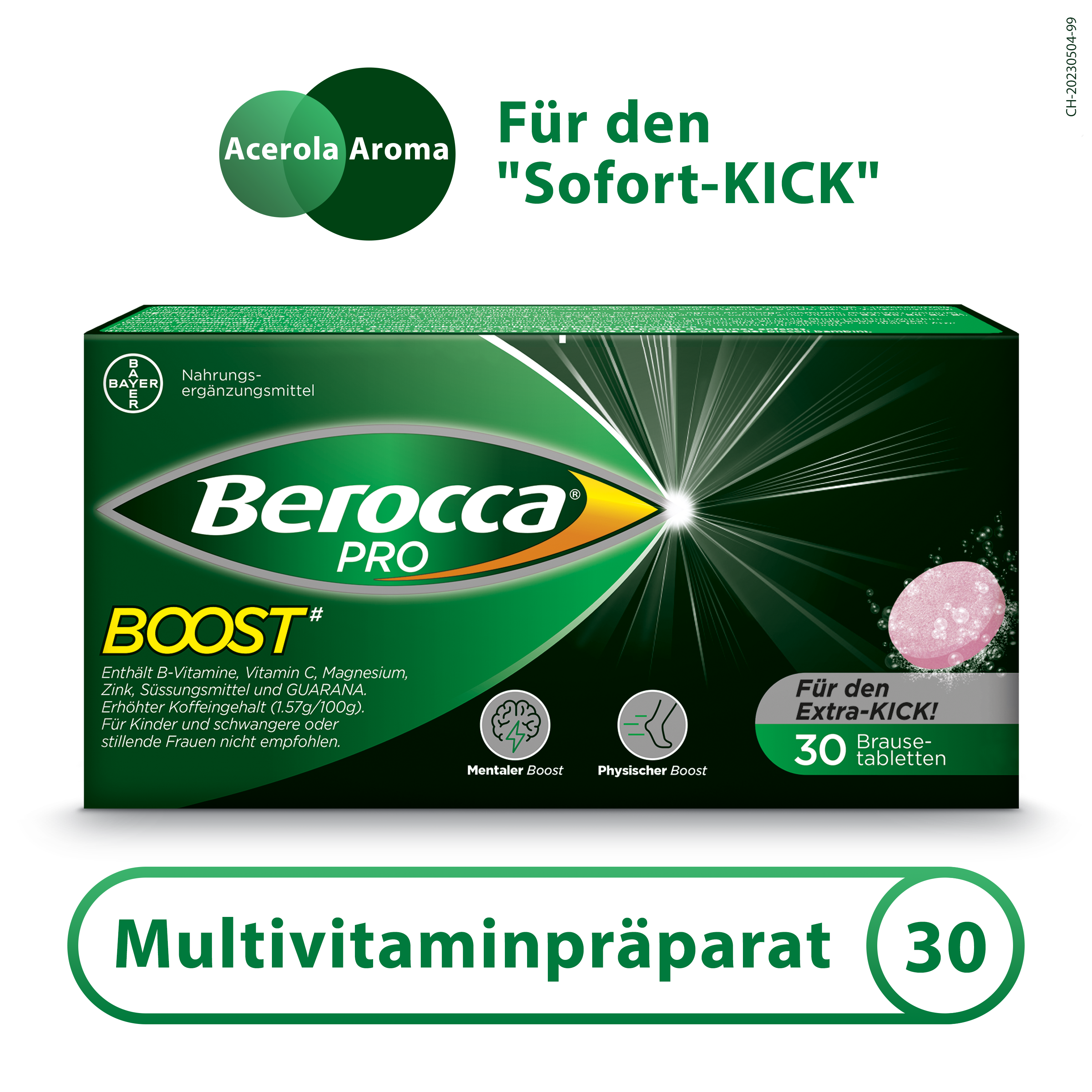 BEROCCA Boost Brausetabl Ds 30 Stk