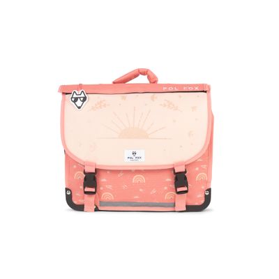 Cartable réversible Moonlight - 38 cm - 2 compartiments - rose - Pol Fox