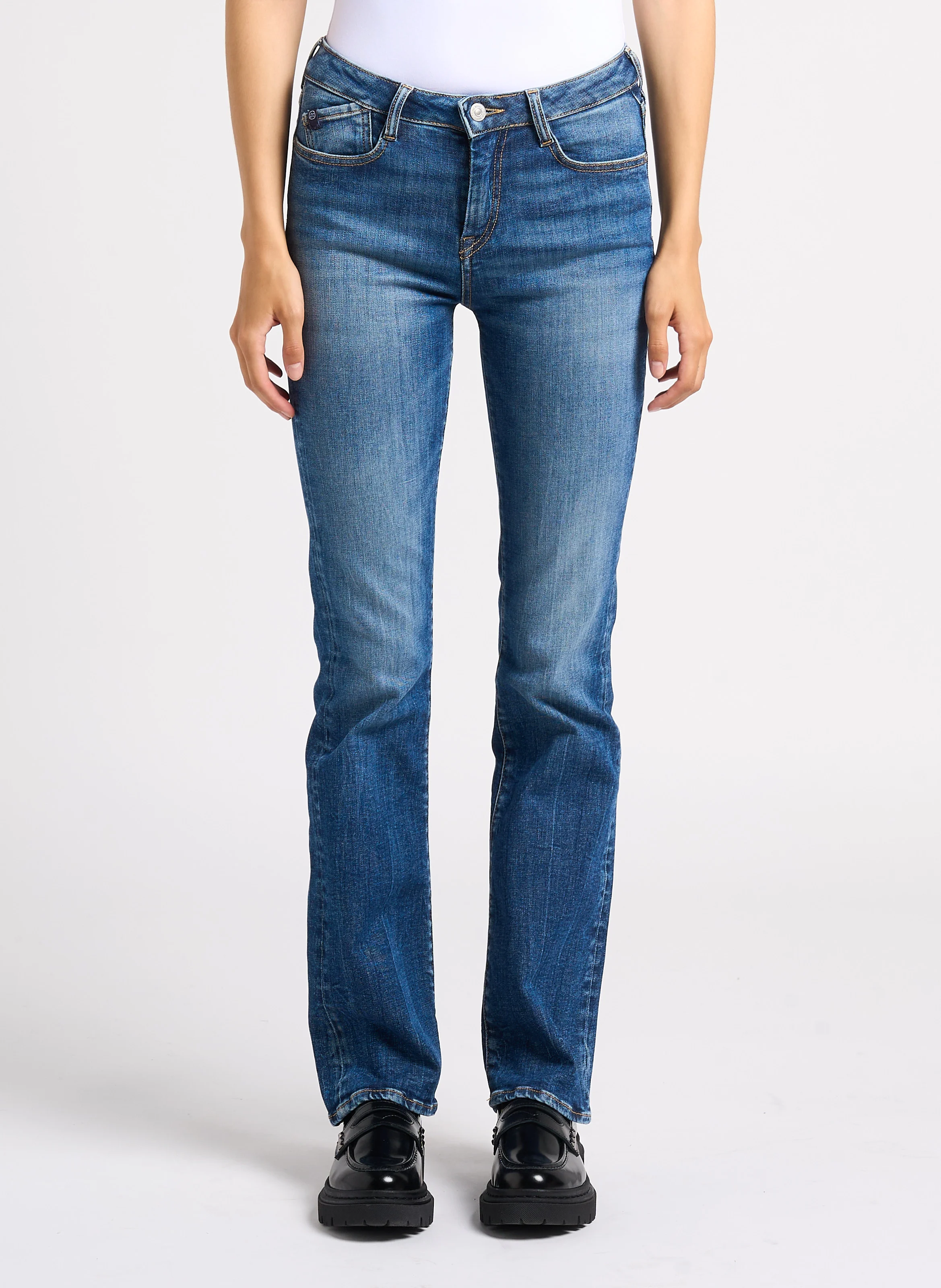POWERB - Jean boot-cut délavé | Bleu