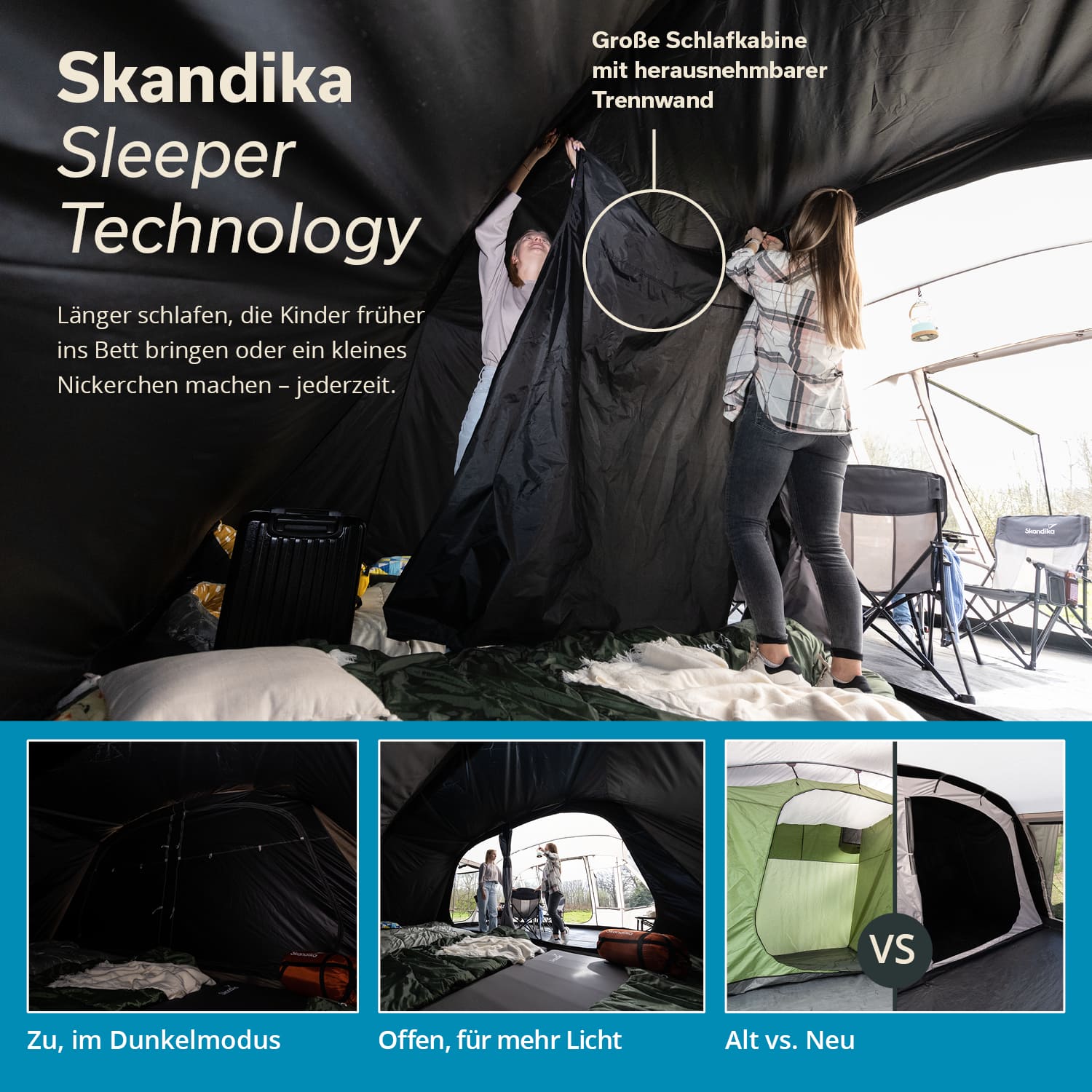 Skandika Nordland Sleeper 6 Tunneltent