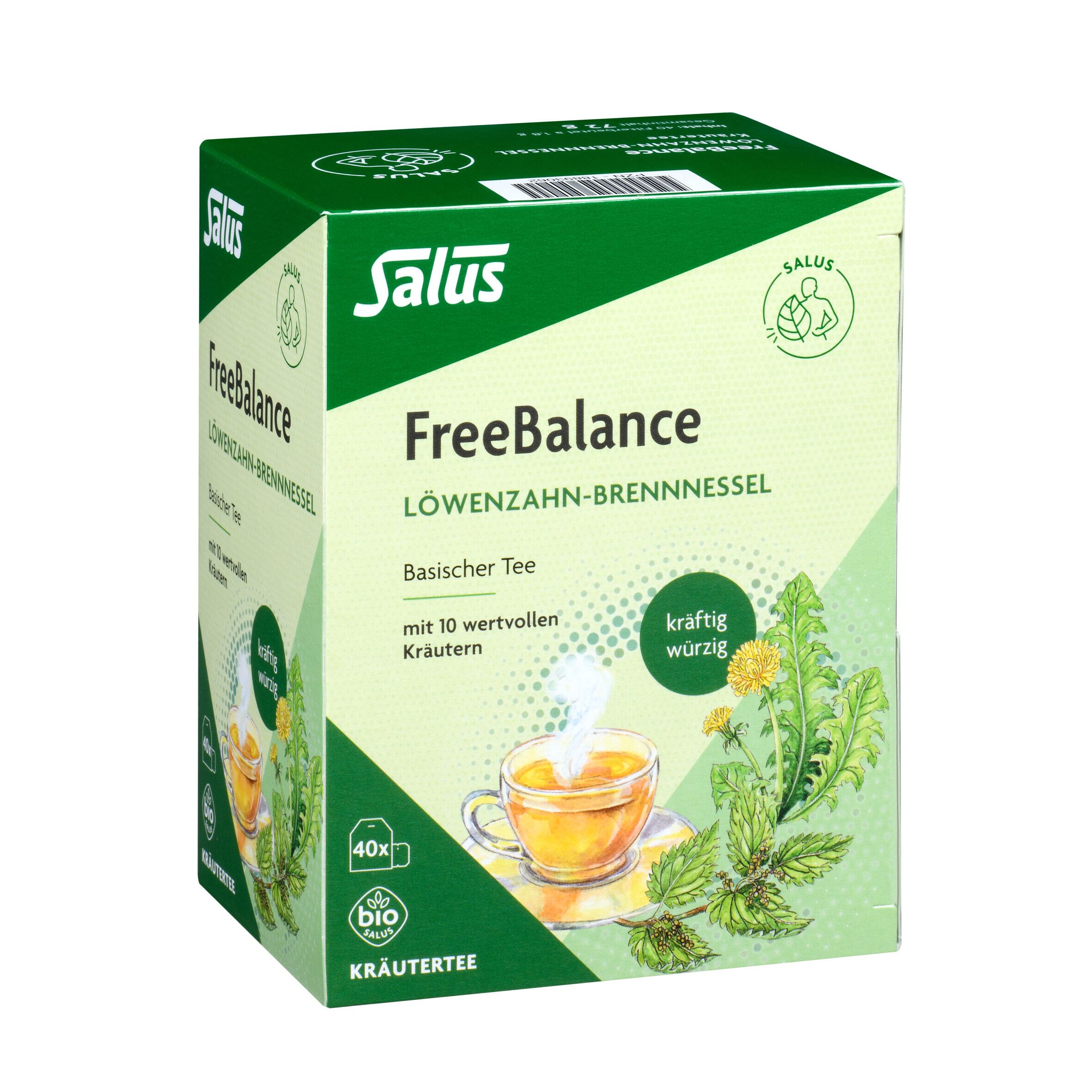 Salus FreeBalance Löwenzahn-Brennnessel Basischer Tee