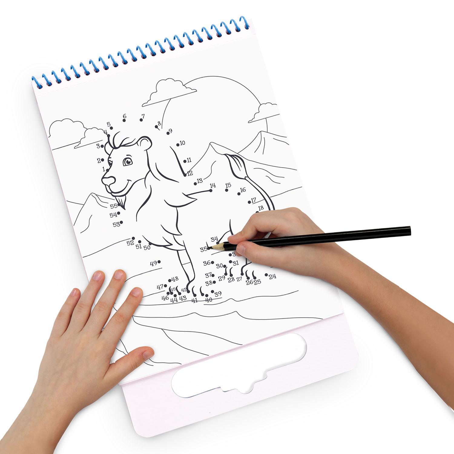CAHIER DE COLORIAGE AVEC POIGNEE 24.3X15CM