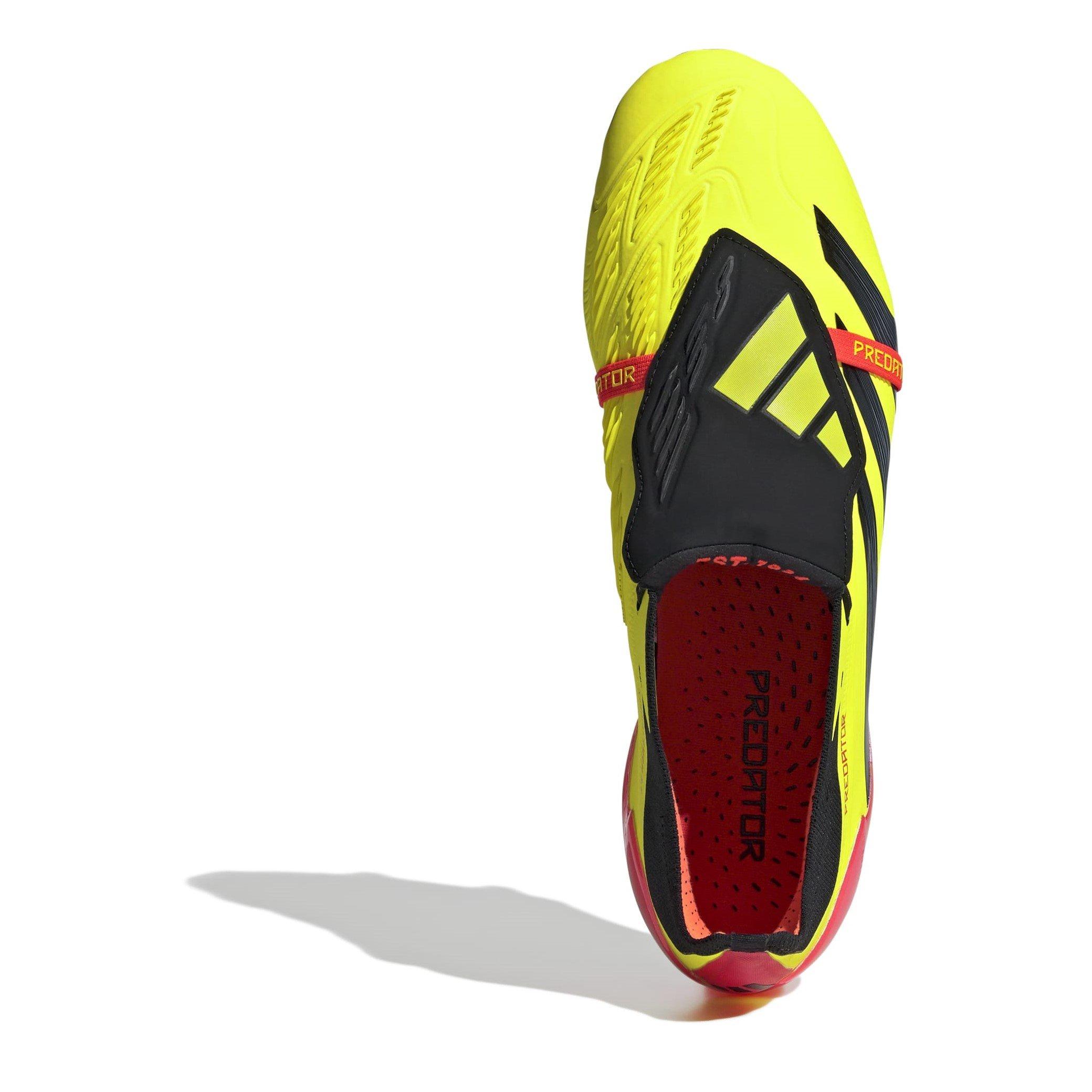 adidas Predator Fold over Tongue Elite Juniors Firm Ground Football Boots