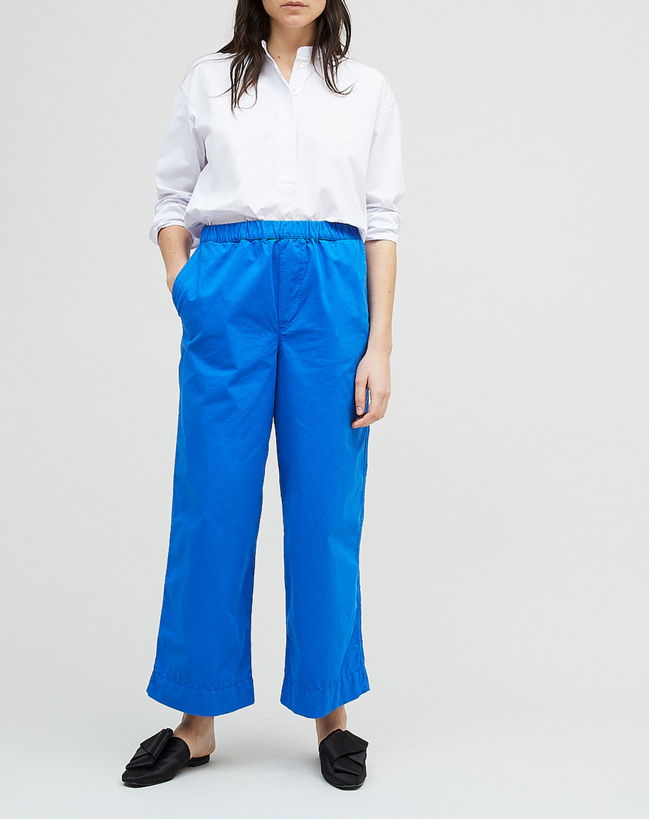 Chloé Stora Blouse Claudie à rayures rose très pâle