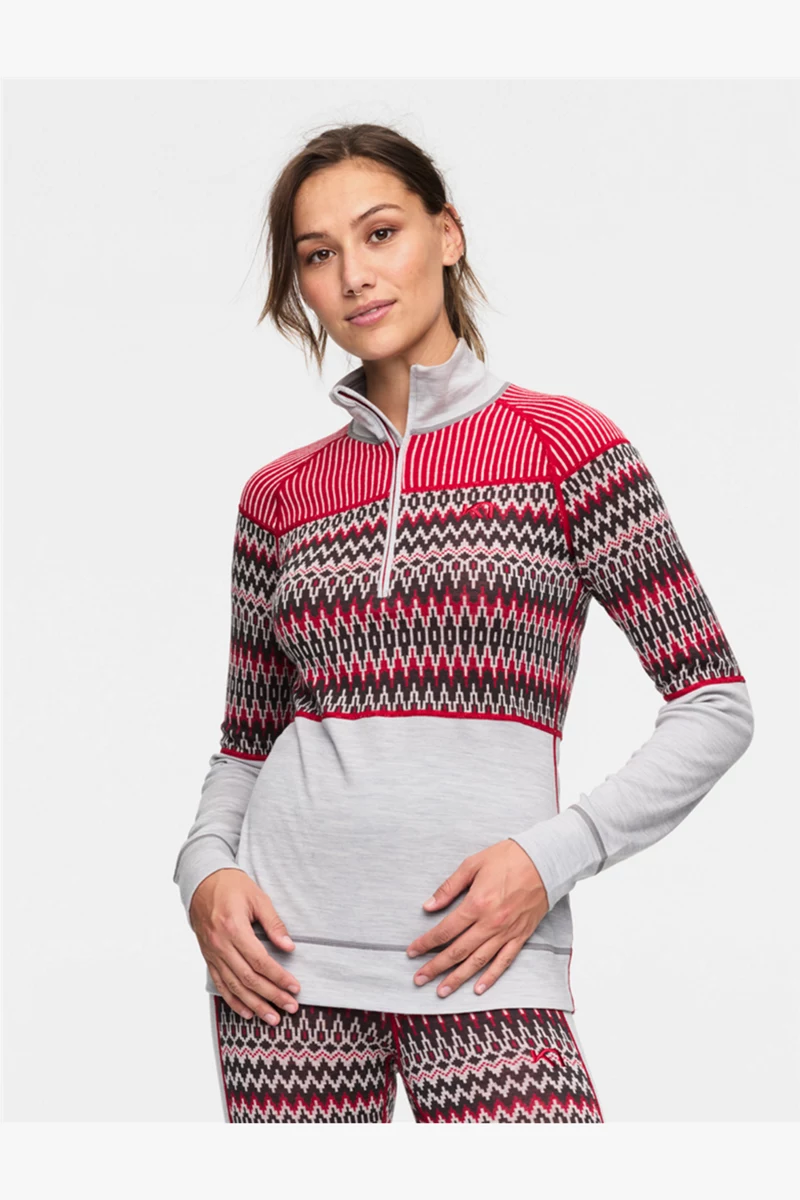 Kari Traa Silja Half Zip Damen Thermo Longsleeve