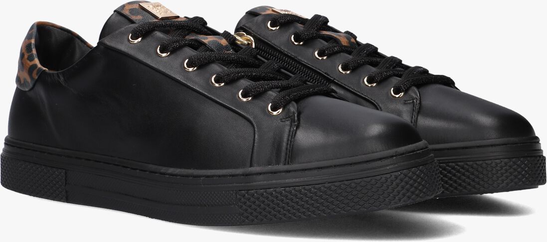 zwarte hassia lage sneakers asti