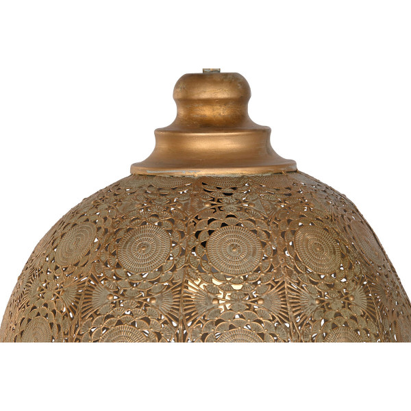 Suspension doré métal 50 w (38 x 38 x 33 cm)