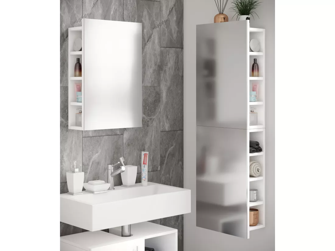 Armoire de toilette Miroir Flandu XL
