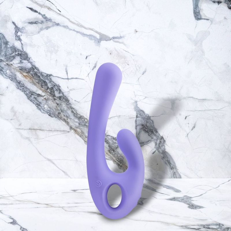 Nomi Tang - Flex Bi Bendable Dual Stimulation Vibrator Paars