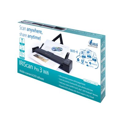 IRIS IRIScan IRIScan Pro 3 Wifi - scanner de documents A4 - portable - 600ppp - 8ppm