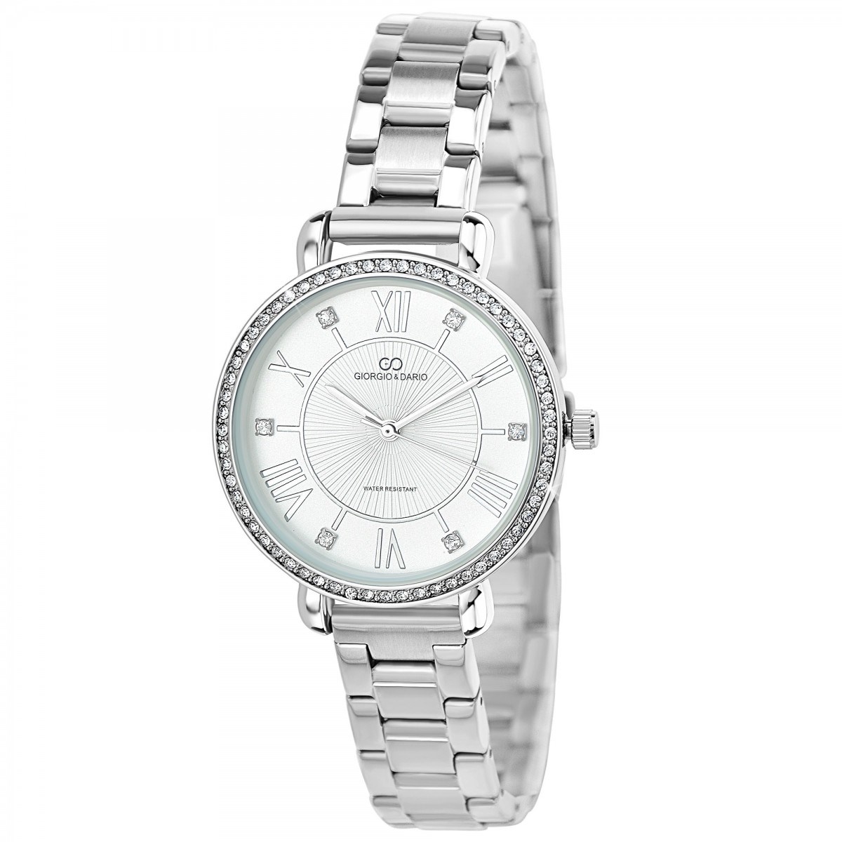 Montre Kayna élégante ornée de Cristaux scintillants SC Crystal