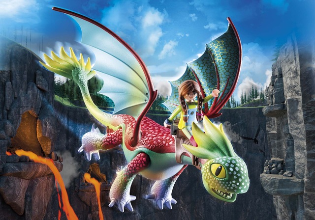 Playmobil® Konstruktions-Spielset »Dragons: The Nine Realms - Feathers & Alex (71083)« Made in Germany