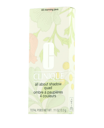 Clinique All About Shadow Quad Ombre à Paupières 4 Couleurs Morning Java 3,3g