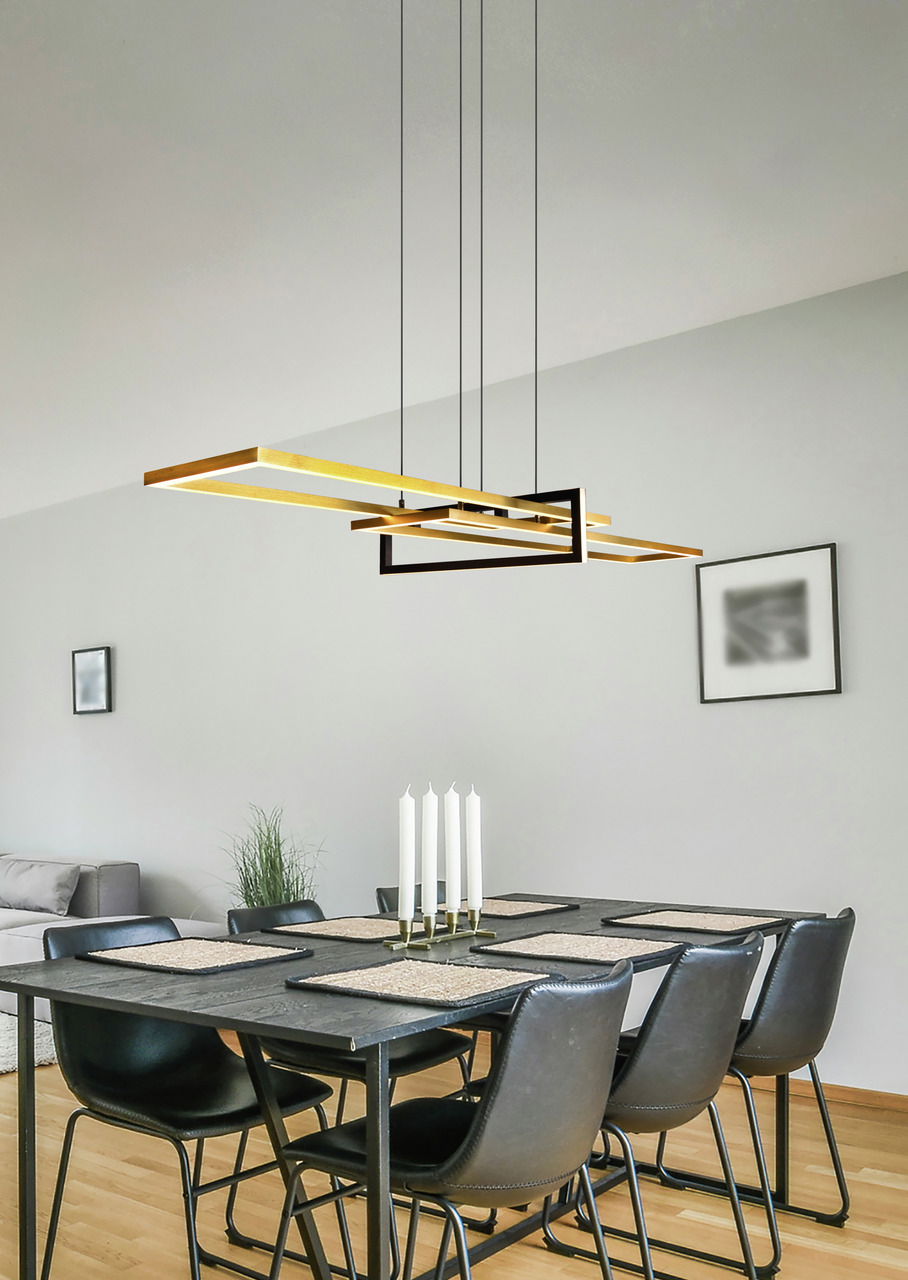 Trio Leuchten LED-Pendelleuchte SALINAS