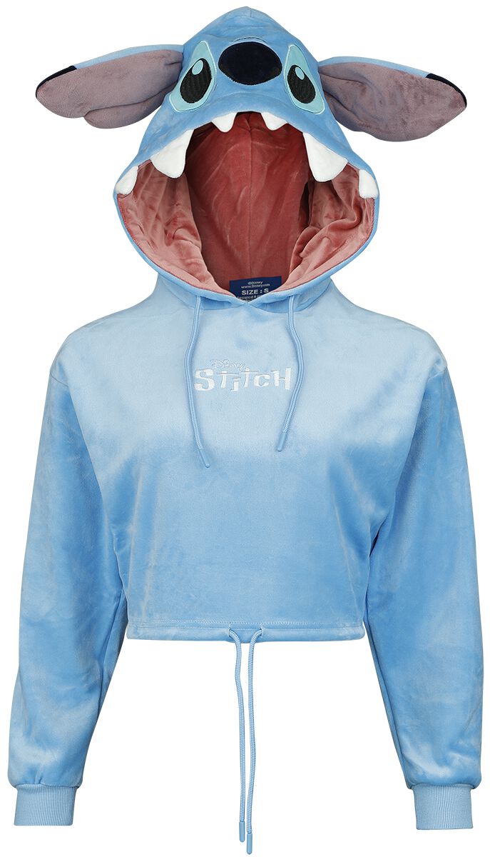 Stitch Novelty Cropped | Lilo & Stitch Sweat-shirt à capuche