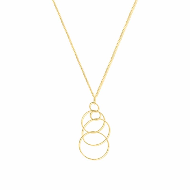 Collier Argent Doré Diamanté Giorgia