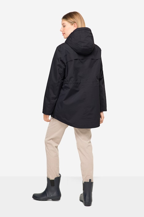 3-in-1-Funktionsjacke, Kapuze, Teddyfleece-Innenjacke