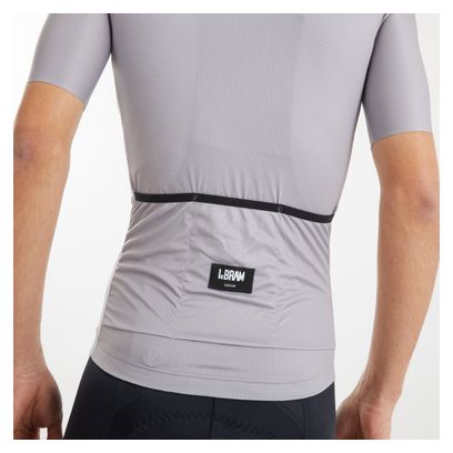 Maillot Manches Courtes LeBram Galibier Gris Grège