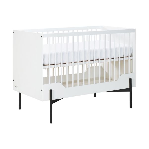 Kidsmill Boutique Babybed Wit / Zwart 60 x 120 cm