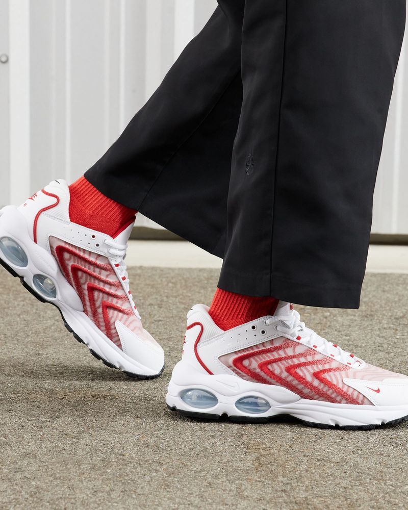 Chaussures Nike Air Max TW Blanc & Rouge pour homme