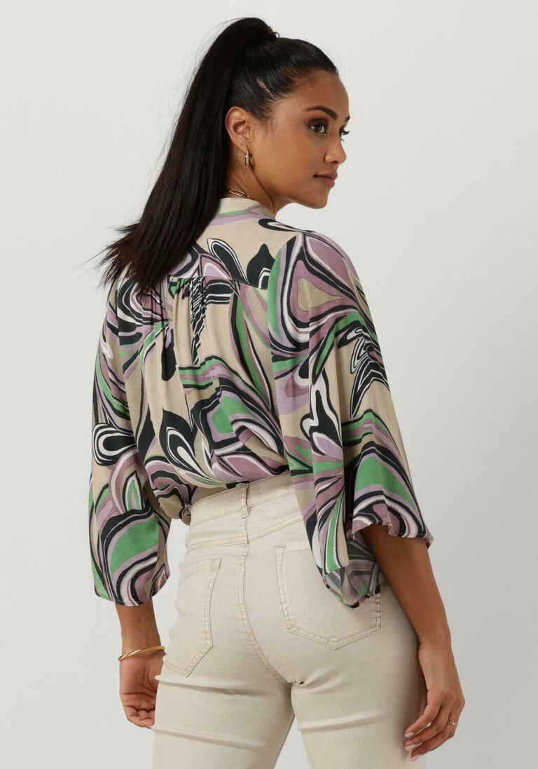 SUMMUM multi summum blouse blouse flowy flower